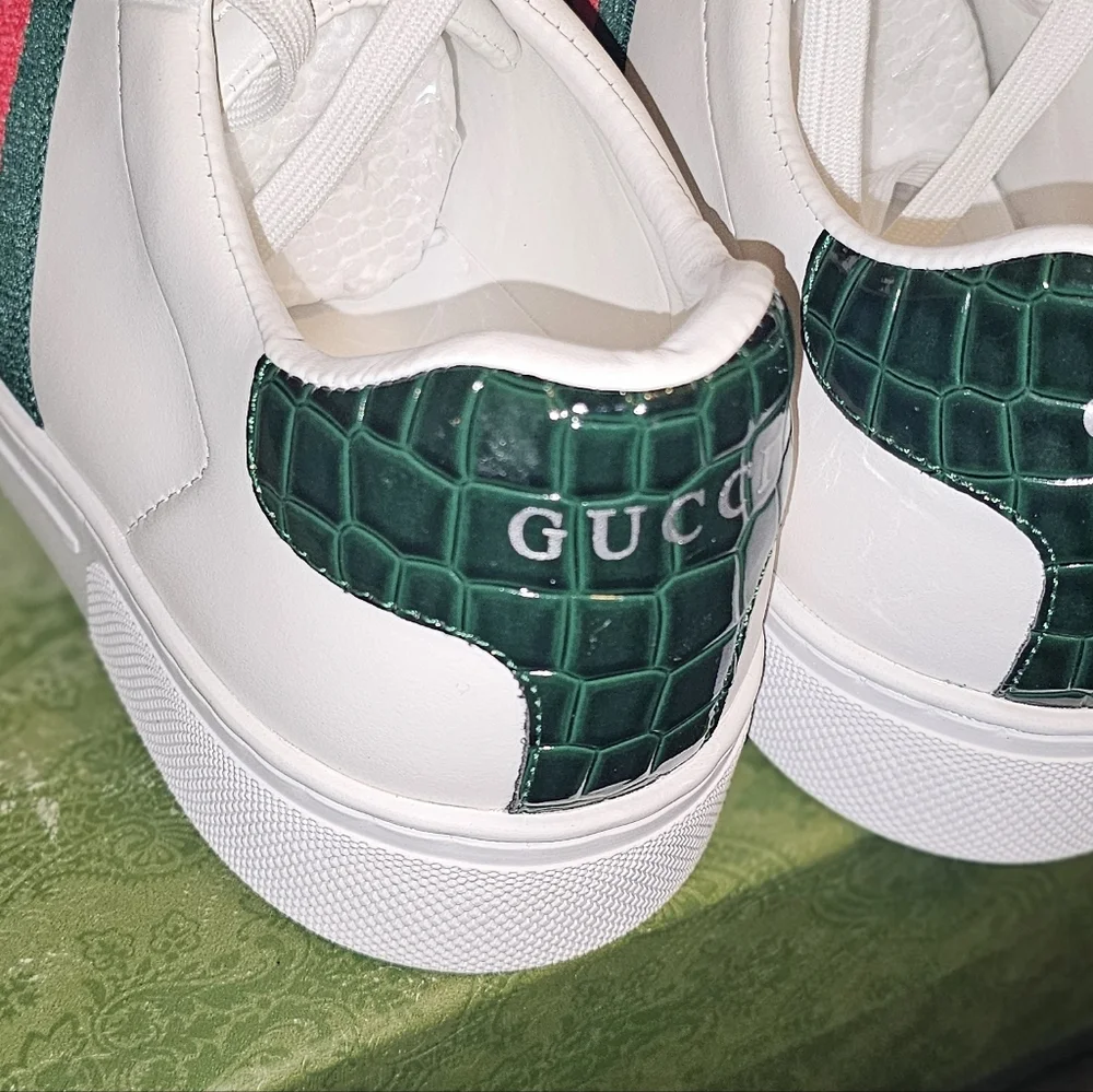 Gucci Ace Sneakers Size 10 Mens New - Picture 2 of 4